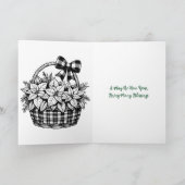 ファームハウスクリスマス | ページ内の色付け カード (内部)