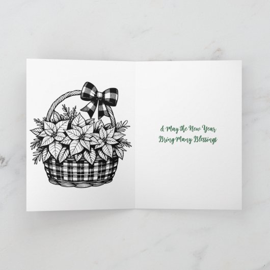 ファームハウスクリスマス | ページ内の色付け カード (内部)