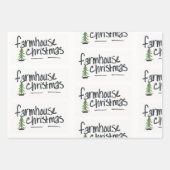 ファームハウスクリスマス ラッピングペーパーシート (正面2)