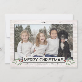 ファームハウスクリスマス |白黒バッファローチェック シーズンカード