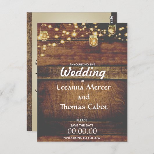 ファームハウスグラムデイトポストカードの素朴保存 ポストカード (正面/裏面)