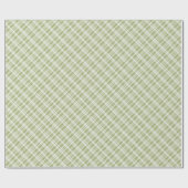 ファームハウスグリーンタータンチェックプレイド ラッピングペーパー (フラット)