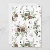 ファームハウスグリーンリースメリークリスマスフォトホー シーズンカード (裏面)