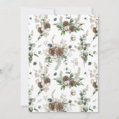 ファームハウスグリーンリーメリークリスマスフォトホリデーC シーズンカード (裏面)