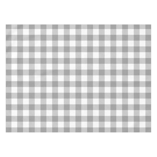 ファームハウスグレーバッファローチェック素朴プレイド テーブルクロス (正面(横))