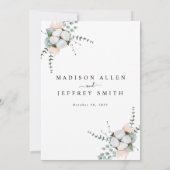 ファームハウスコットンユーカリ結婚式招待状 案内状 (裏面)