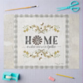 ファームハウスコットン秋の紅葉グレープラッドライホーム 薄葉紙 (クラフト)