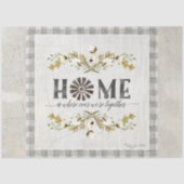 ファームハウスコットン秋の紅葉グレープラッドライホーム 薄葉紙 (正面)