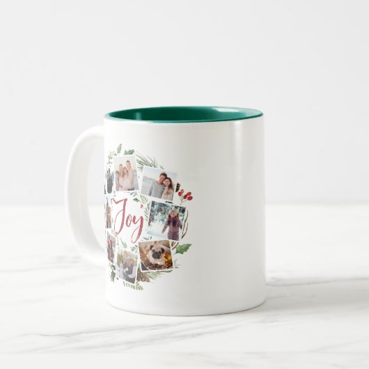 ファームハウスコレクション |休日の写真コラージュ ツートーンマグカップ (正面左)