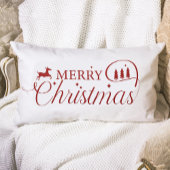 ファームハウスコージークリスマスチャーム ランバークッション