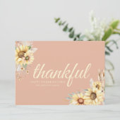 ファームハウスサンクフルフローラシック幸せ感謝祭 シーズンカード (スタンド正面)