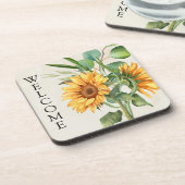 ファームハウスサンフラワーウェルカム コースター (左側)