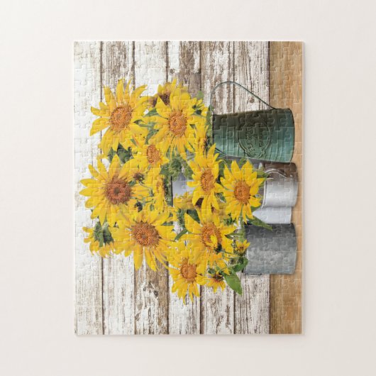 ファームハウスサンフラワーズジグソーパズル ジグソーパズル (縦)