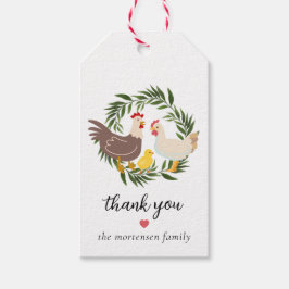 ファームハウスシックベビーサンキューユー ギフトタグ