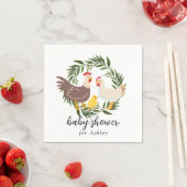 ファームハウスシック赤ちゃんシャワー スタンダードカクテルナプキン (インサイチュ)