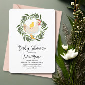 ファームハウスシック赤ちゃんシャワー 招待状