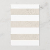 ファームハウスシック |の結婚ゲスト詳細 エンクロージャーカード (裏面)