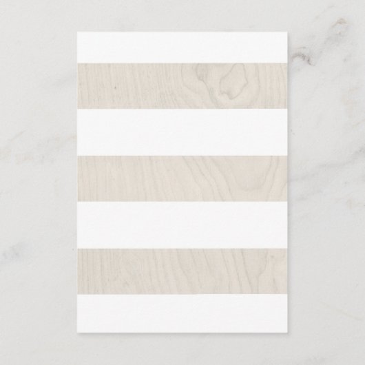 ファームハウスシック |の結婚ゲスト詳細 エンクロージャーカード (裏面)