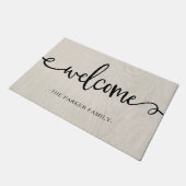 ファームハウスシック |ようこそ ドアマット (アングル)