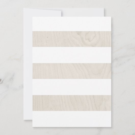 ファームハウスシック モダン愛素朴の結婚声 招待状 (裏面)