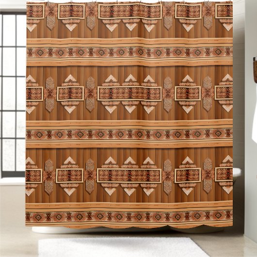 ファームハウスシャワーカーテンスタイル1 シャワーカーテン