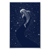 ファームハウスシャークアート | Flower Sharkヴィンテージ フォトプリント (正面)