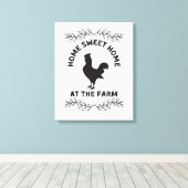 ファームハウススタイルキャンバスウォールアート キャンバスプリント (インサイチュ (ウッドフロア))