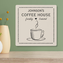 ファームハウススタイルコーヒーハウス メタルプリント