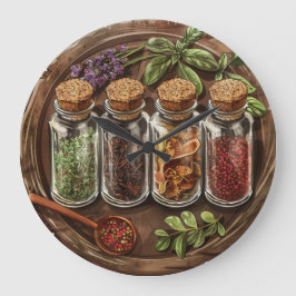 ファームハウススタイルシェフウォールクロック ラージ壁時計