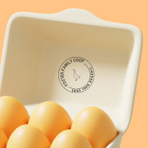 ファームハウススタイルダックエッグカートンウッドアートスタンプ