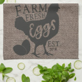 ファームハウススタイルファームフレッシュパーソナライズされた食器洗いタオル キッチンタオル (折り畳み)