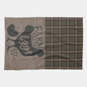 ファームハウススタイルファームフレッシュパーソナライズされた食器洗いタオル キッチンタオル (横)