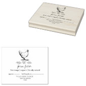 ファームハウススタイルモノグラムカートンスタンプ ラバースタンプ (押印)