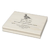 ファームハウススタイルモノグラムダックエッグカートンスタンプ ラバースタンプ (スタンプ)