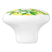 ファームハウススタイルレモンズオンアつる植物セラミックノブ セラミックノブ (側面)
