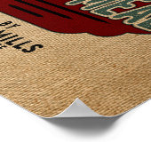 ファームハウススタイル食べ物を与え穀物サック再生 ポスター (角)