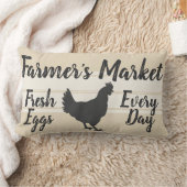ファームハウススタイル |ファーマーズマーケットの卵めん ランバークッション (ブランケット)