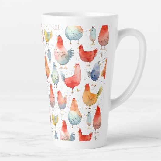 ファームハウスチキンズ カフェラテマグ (右)