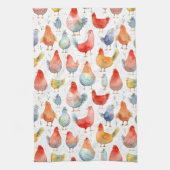 ファームハウスチキンズ キッチンタオル (縦)