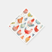 ファームハウスチキンズ スタンダードカクテルナプキン (角)