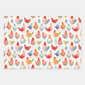 ファームハウスチキンズ ラッピングペーパーシート (正面3)