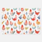 ファームハウスチキンズ ラッピングペーパーシート (正面)