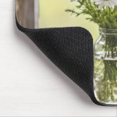 ファームハウスデイジーブーケインウィンドウ マウスパッド (コーナー)