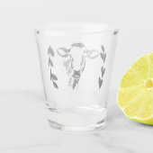 ファームハウスデイリーカウカントリーローレル ショットグラス (裏面)