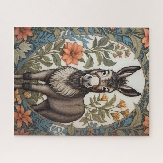 ファームハウスドンキーウィリアムインスパイアモリス ジグソーパズル (横)