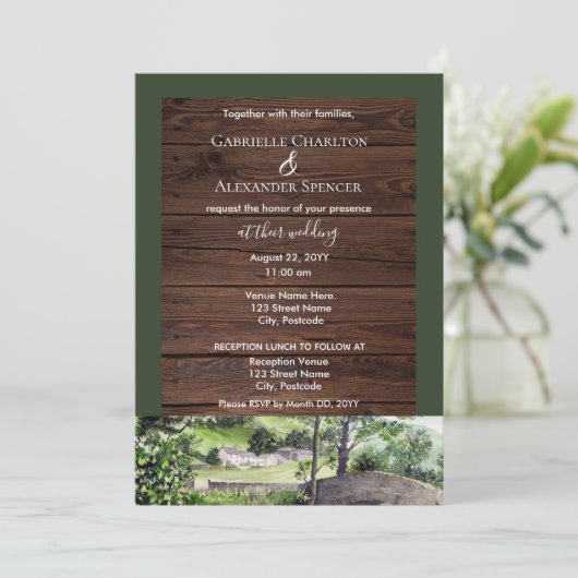 ファームハウスニアサイルミア結婚式招待状 招待状 (スタンド正面)