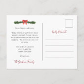 ファームハウスニューホーム引っ越しましたはがき 案内ポストカード (裏面)