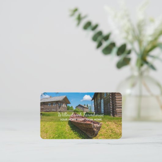 ファームハウスバケーションカスタムレンタル写真 名刺 (スタンド正面)