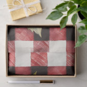 ファームハウスバッファローチェックデクページ 薄葉紙 (ギフト)