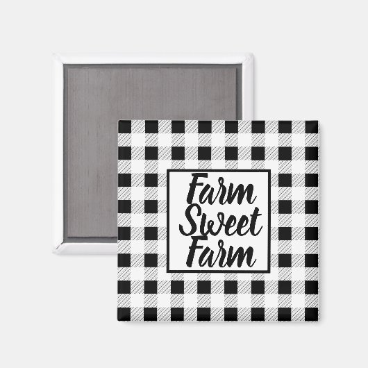 ファームハウスバッファローチェック マグネット (正面/裏面)